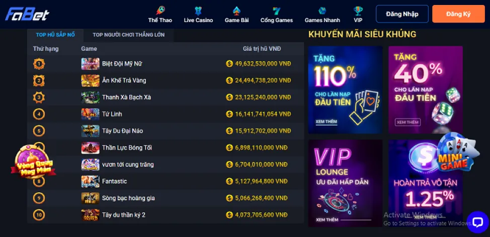 Giao diện cá cược trực tiếp 89bet1 với các trận đấu đang diễn ra